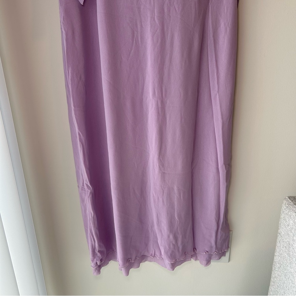NWT Free People Girls Got Glam Slip Midi Dress Lilac Size Extra Large - Picture 7 of 10